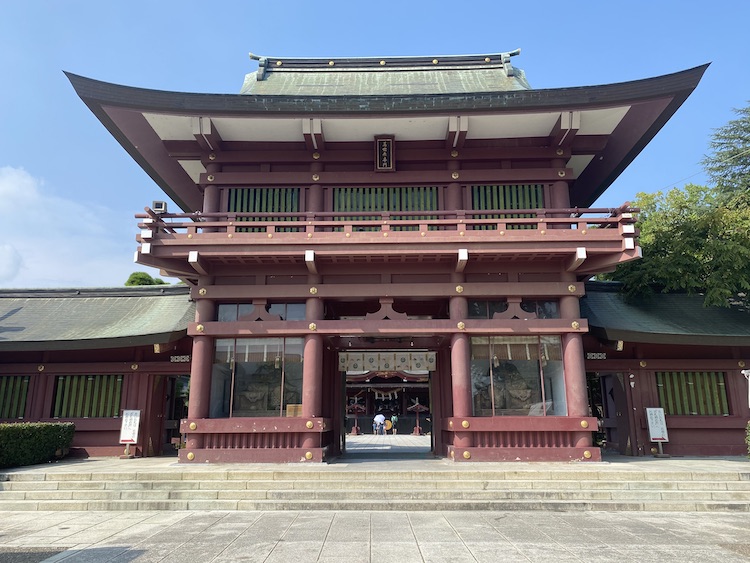 茨城県、笠間稲荷神社の楼門。